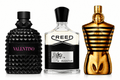 Le Male Elixir 125ml + Valentino Uomo Born in Roma Extradose 100ml + Creed Aventus 100ml — 3-Piece Luxury Fragrance Bundle (Best Seller)