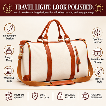 Large Capacity Foldable Travel Duffle Bag